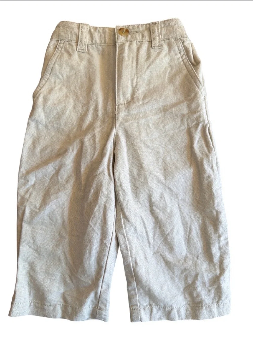 Children place pants. Linen Cotton blend. 18months.